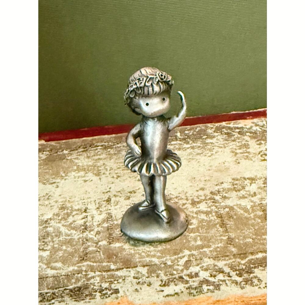 Hallmark Joan Walsh Anglund Pewter Ballerina – 1983 Mini Figurine